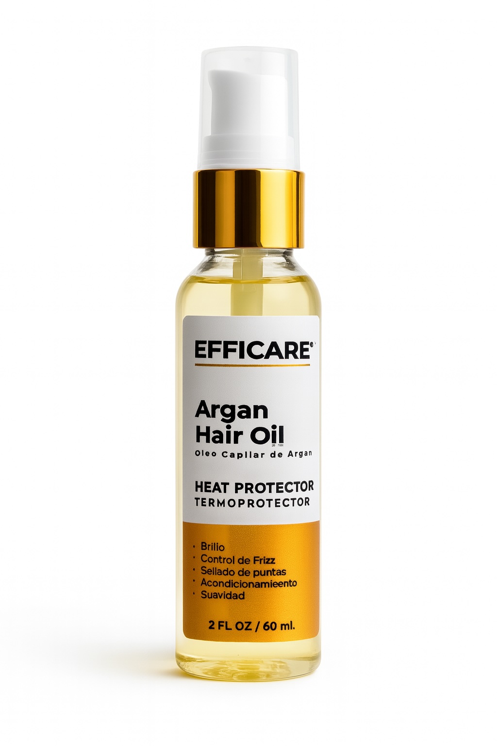 Aceite de Argán Termoprotector Anti-Frizz (60 ml)