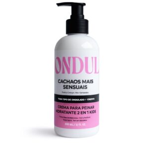 Crema para Peinar 2 en 1 Ondulacao Rosada – Kids & Piel Sensible (360 ml)