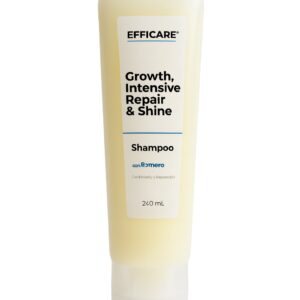 Shampoo Efficare Crecimiento, Reparación Intensiva y Brillo con Romero (240 ml)